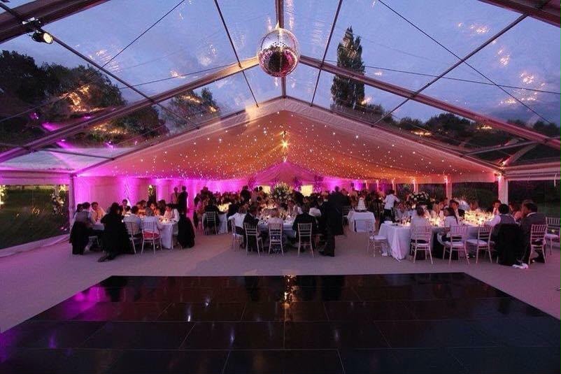 Reception after dark
