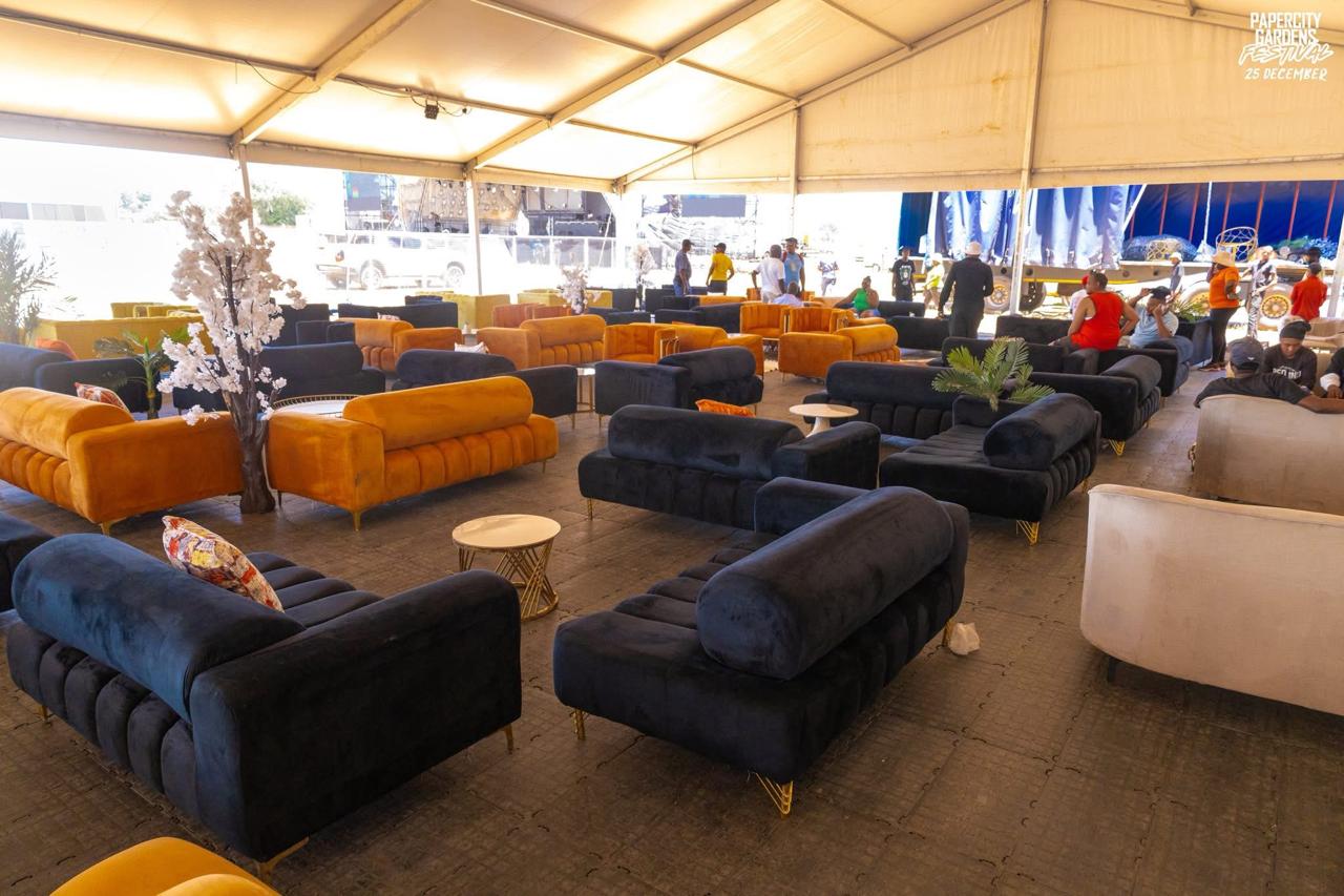 Festival lounge marquee
